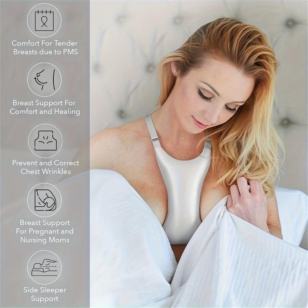 Breathable Chest Wrinkle Prevention Pillow Soft Cushion Ergonomic Breast Pillow  Female