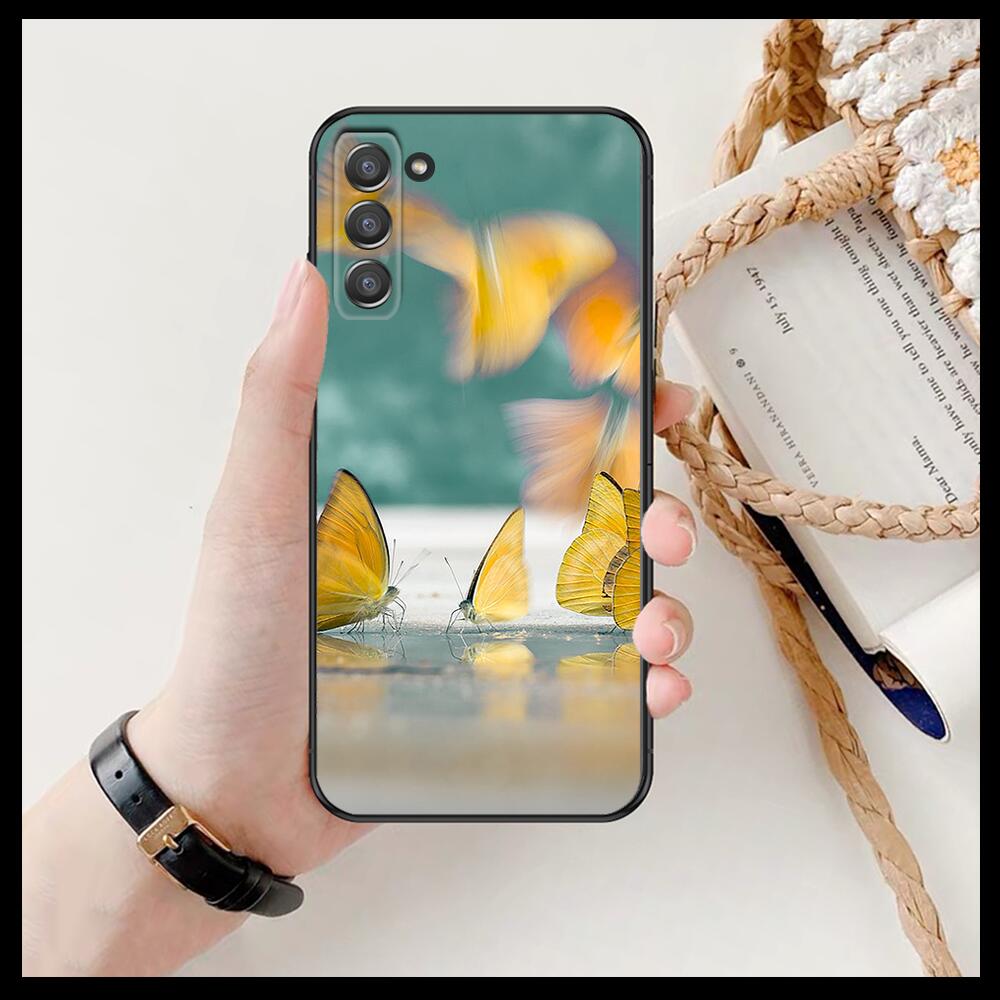 Beautiful Butterfly Pattern Phone cover hull For SamSung Galaxy s6 s7 S8 S9 S10E S20 S21 S5 S30 Plus S20 fe 5G Lite Ultra Edge