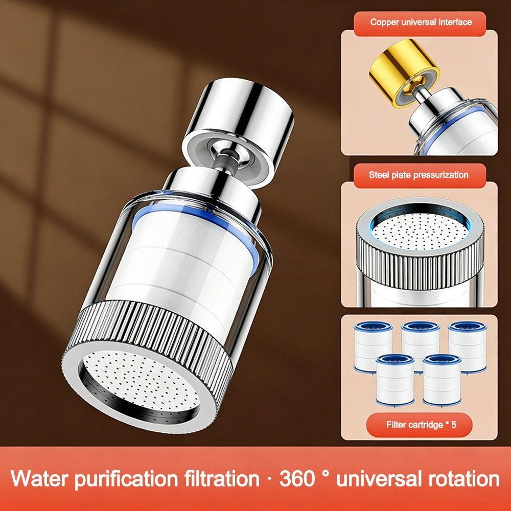 Faucets Purification Kitchen Faucet Nozzle 360° Rotate Bathroom Faucet Aerator  Wash Basin