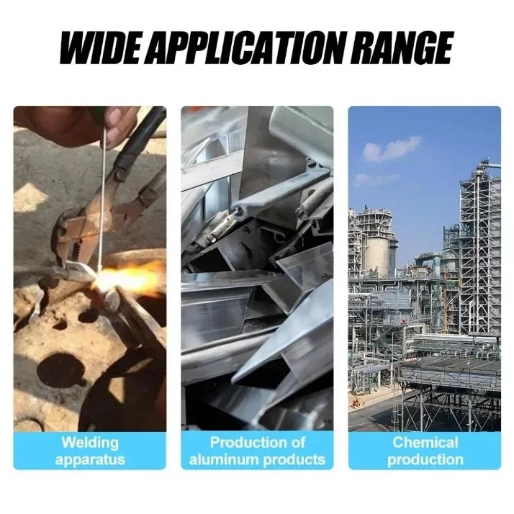 10-100pcs Aluminum Welding Rods Need Solder Powder Tools Universal Silver Welding Wire Repair Holes Low Temperature Easy Melt