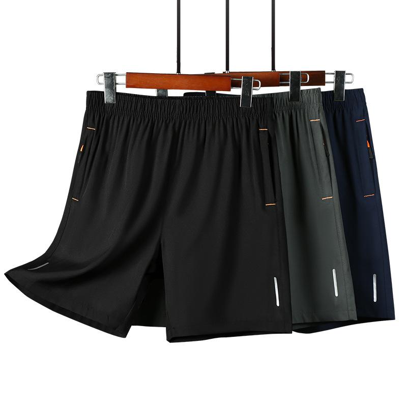 IJszijde Sneldrogende Korte Broek Ademend Heren Zomer Buitenkleding Dunne Losse Pasvorm Basketbal Sport Hardlopen Casual Vijfkwartbroek