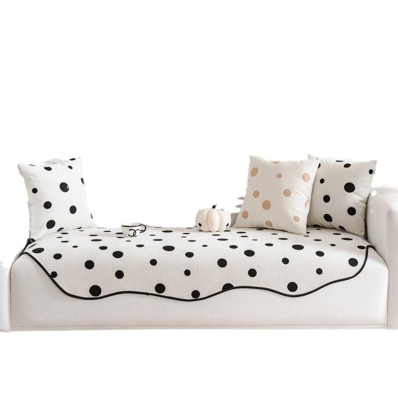 Sofa Cushion Special-Shaped Four-Season Universal New  Irregular Non-Slip Modern Straight Row Sofa Seat Cushion Cover Cloth
