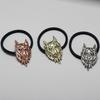 Vintage Elastic Hair Bands Metal Animal Charm Elastic Hair Bands Elegant Ponytail Holders Hair Adornment