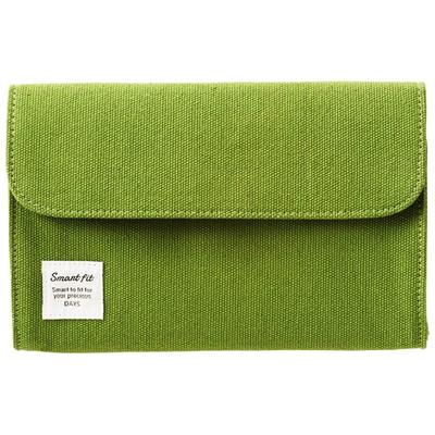 LIHIT LAB Accordion Pouch S Green A7701-7
