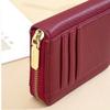 Wallet women's zipper simple Korean version short multiple card slots can hold driver's license coin wallet