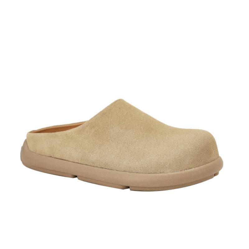 

Ретро платформа женские новые кожаные туфли на одной педали сумка голова полушлепанцы женская верхняя одежда 40