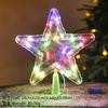 15cm Christmas Tree Decoration Stars Warm White Lights Home Room Decor LED Shining Lamp Xmas Festival TopStar Navidad 1.07in