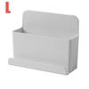 Hanging Bracket Organizer Case Shelf Storage Box Remote Control Holder Container Phone Plug Stand