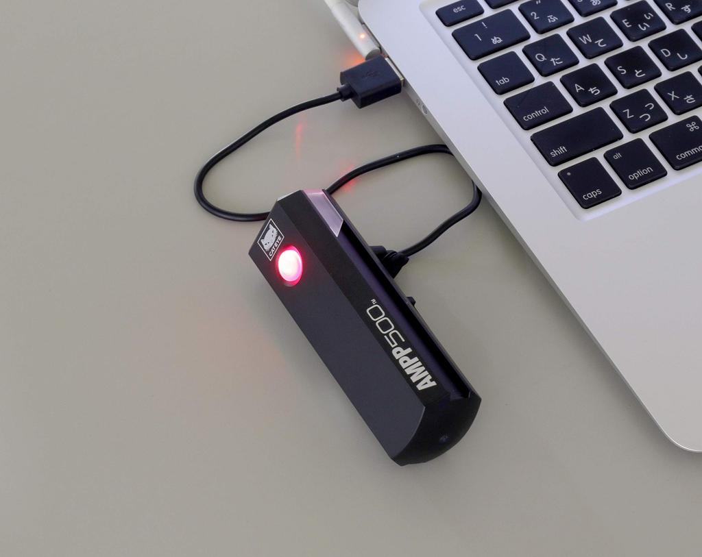 AMPP500 Bicycle Maximum 500 USB and with Side Lenses for Enhanced Side Visibility Headlight, Lumens, Rechargeable, Compact, Durable, Powerful,