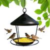 Rustproof Hanging Bird Feeder Spacious Holder Bird Water Bowl Bird Food Container  Patio