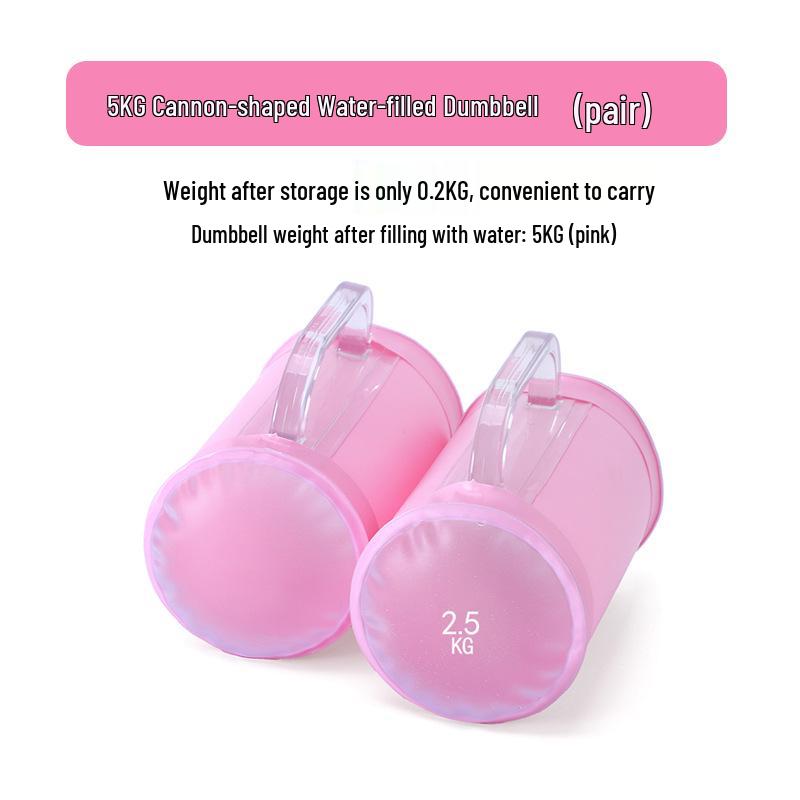Adjustable 5KG Water-Filled Dumbbells for Home and Outdoor Fitness