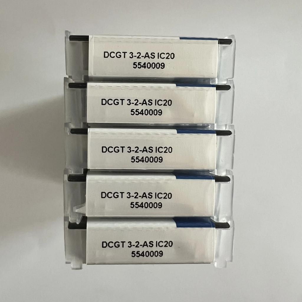 DCGT11T308-AS IC20   Industrielle Wendeschneidplatten aus Hartmetall 10 Stück