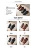 Chaussures en Cuir à Lacets Noir Mat pour Garçons – Antidérapantes, Respirantes, Velcro, Style Britannique, Tenue Décontractée Printemps & Automne