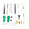 Floor Coating Kit 11mm Spike Roller Spiked Shoes Self Leveling Concrete Floor Paint Set Squeegee Extension Pole Scraper