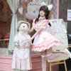 Japanese Soft Girl Pink Maid Dress Set - Pure & Lovely Cosplay Uniform