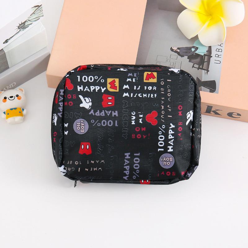 Snoopy Doraemon Hello Kitty Cinnamoroll Vzor Přenosná taška na uložení kosmetiky Pro dívky a cestování