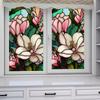 Selbstklebender Blumen Vogel Fensterglasaufkleber DIY Fenster Sichtschutzfolie Aufkleber Fenster
