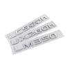 ABS Car Sticker for Lexus LC500h LM350 LM300h UX260h Letter Logo Fender Side Body Rear Trunk Emblem Badge Lid Symbol Accessories