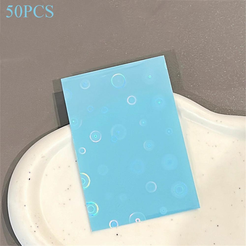 11pcs/pack Colored Bubble Ins Toploader Idol Photo Card Holder 1 Inch Photocard Sleeves Photo Anti-scratch Card Protective Case
