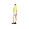 Ganni Grommet Print Drawstring Casual Shorts Women shorts Off-White T3235-322