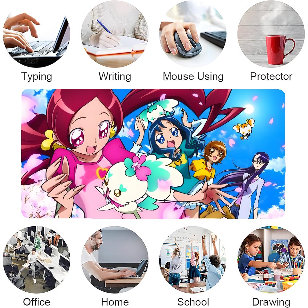 

anime P-pretty C-cure Mouse Pad Mousepad Large Gaming Mouse Pad LockEdge Thickened Computer Keyboard Table Desk Mat 30x60x0.2cm