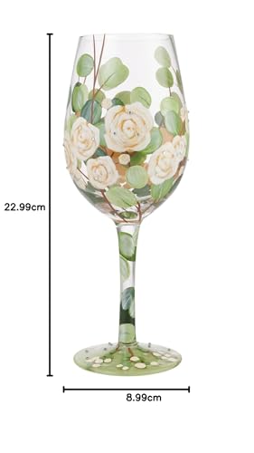 Enesco Lolita Wine Glass Bouquet In Bloom 6010661