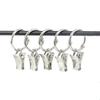 10/30/50PCS LOT Home Decoration Curtain Accessories Split Ring Belt Clip Colors Plastic Rings Eyelets for Curtains Grommet Top