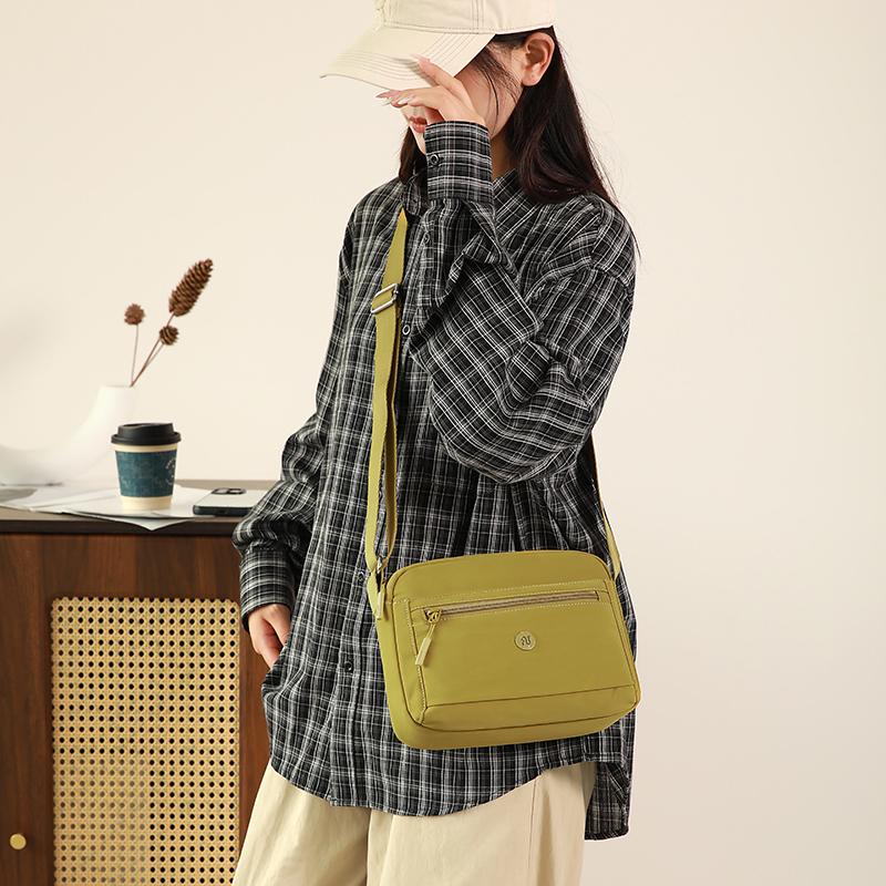 Schultertasche Damen Umhängetasche Einfarbige Muttertasche