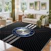 Chelsea FC Design Crystal Velvet Rug Soft Decorative Mat for Bedroom Entrance