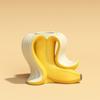 Candle Holder Silicone Mold Candle Bracket Molds Banana Shape Handmade Art Supplies Suitable for Making Candle Holder