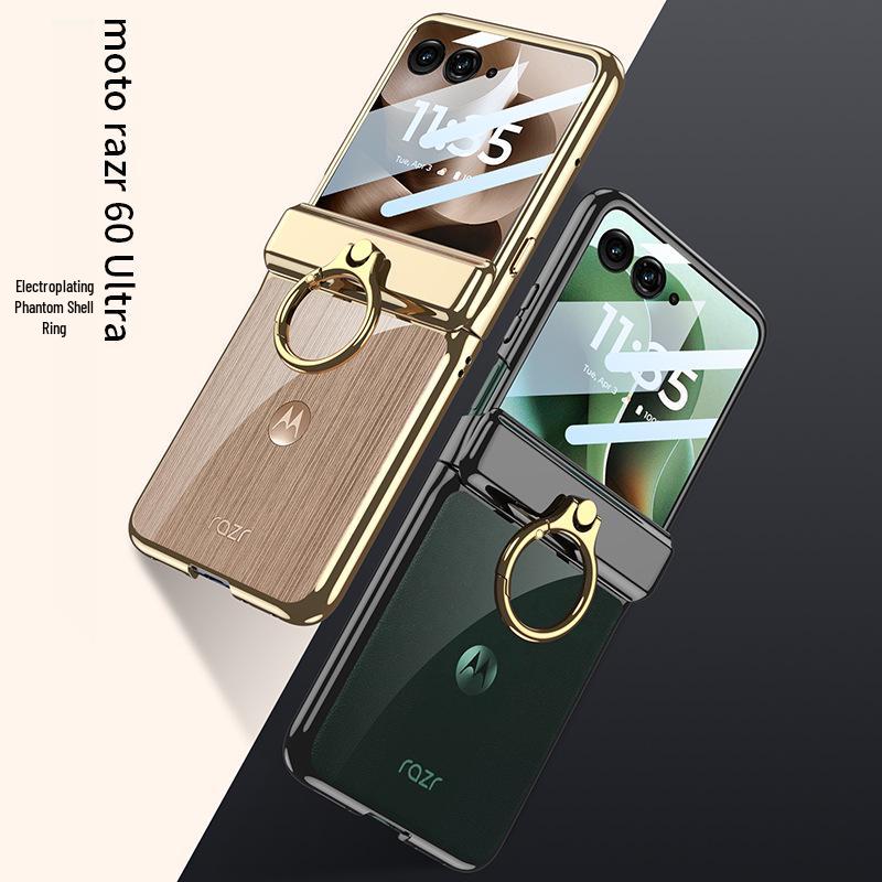 Motorola Razr 6 Ultra Transparent Phone Case with Magnetic Holder