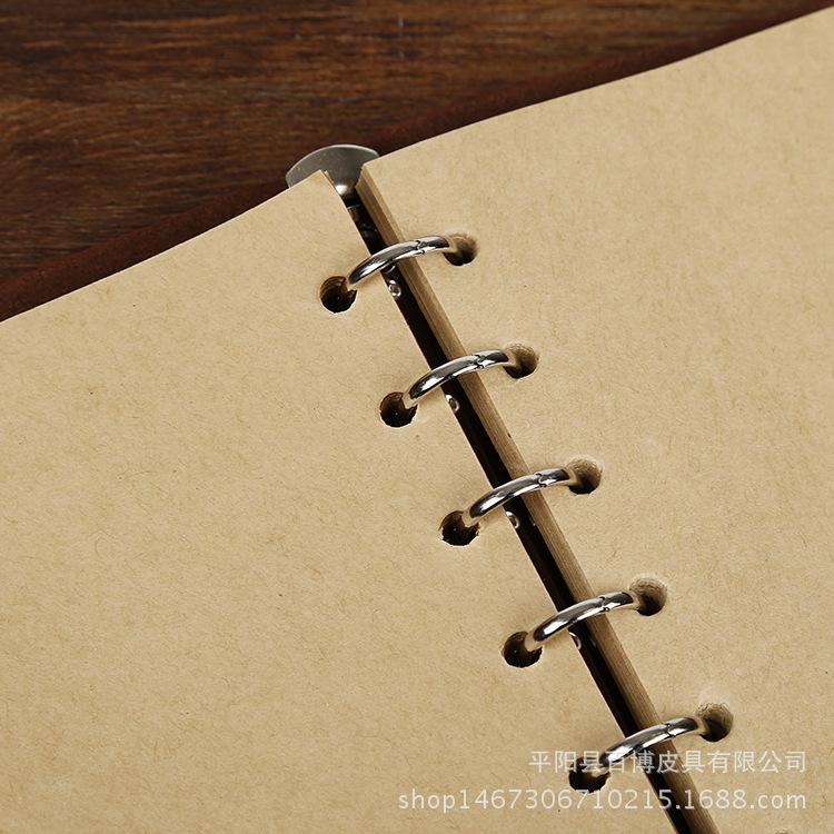 Vintage Pirate Ship Notebook Travel Diary Loose-leaf Notepad