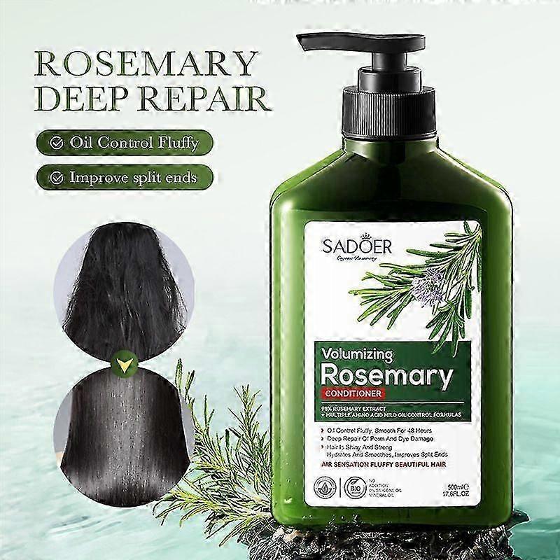 Rosemary Volumizing Shampoo,Conditioner & Hair Cair Oil Set,Promotes Hair Growth & Scalp Health,Strengthen Weak Hair