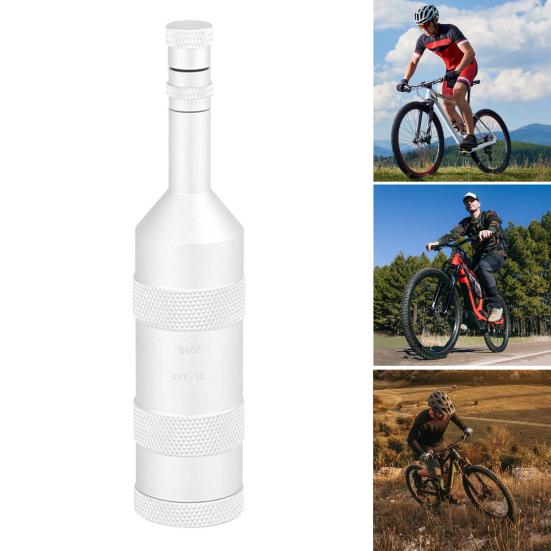 20/50ML Bicycle Portable Oil Container Heavy Duty Aluminum Alloy M5/M7 Dual Connectors Road Mountain Bike Hydraulic Disc Brake