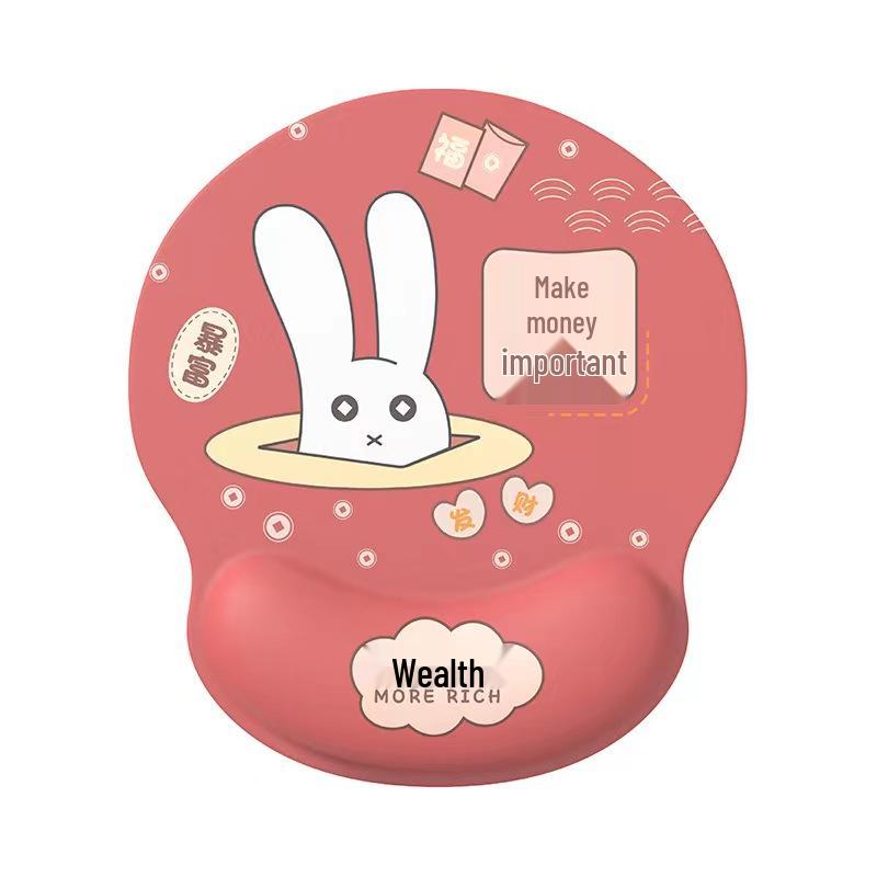 3D Silicone Wrist Rest Pad for Office and Computer Use - Hand and Wrist Protection