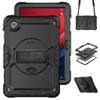 Armored Case for Lenovo Tab M11, 360 Protection with Stylus Holder, Black