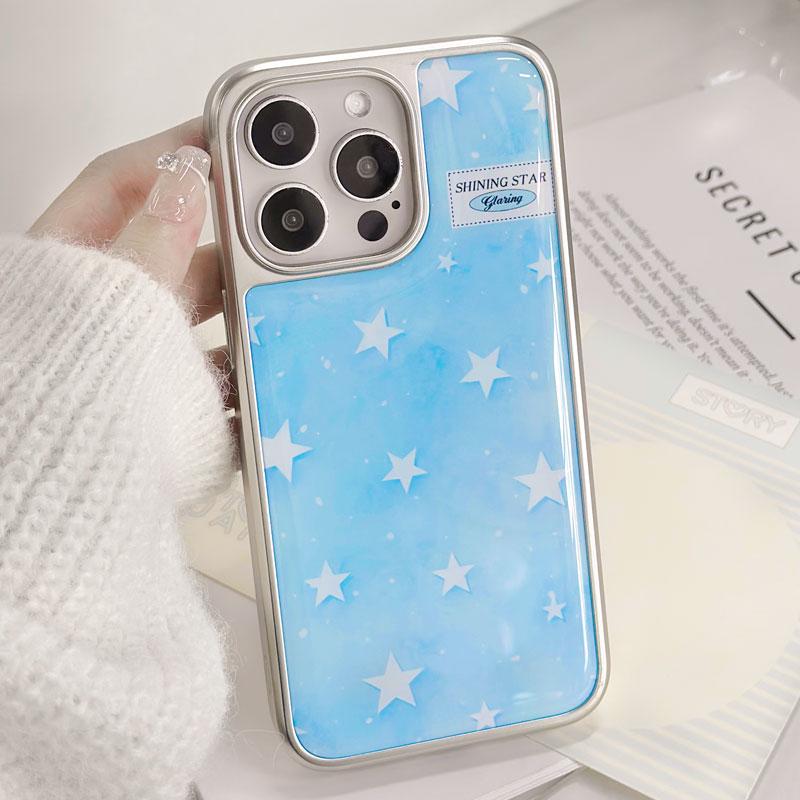 Zhitai iPhone 12 Pro/14/15/15 Plus Hülle mit silbernem Rand