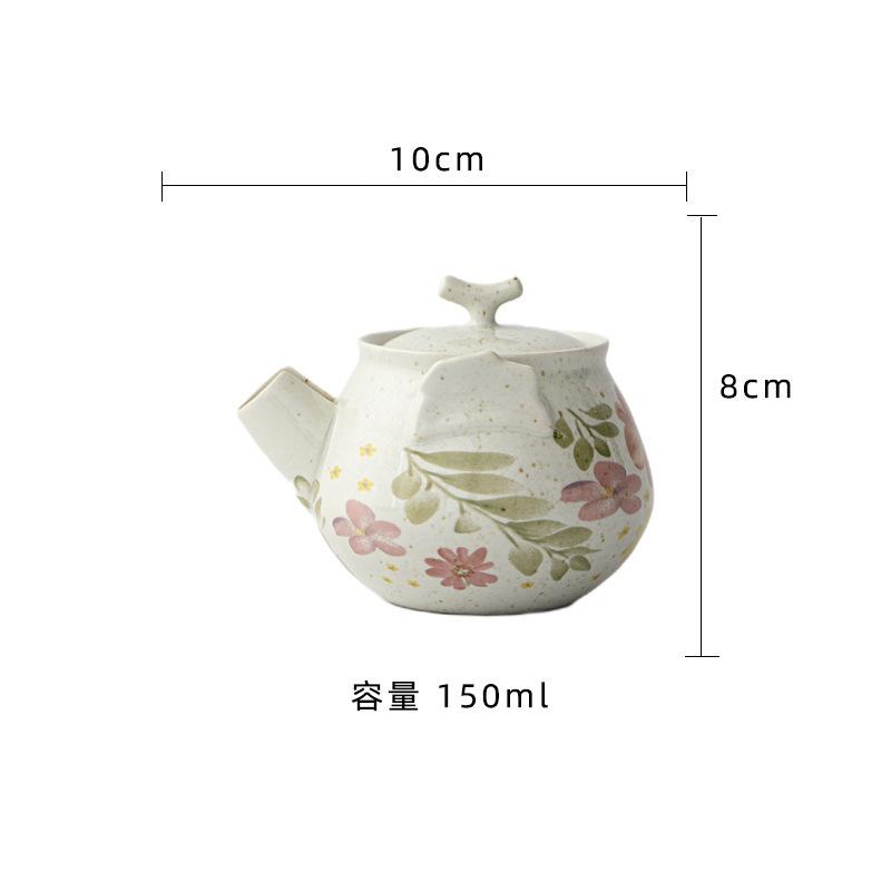 

150ml Hand Grab Teapot Boutique Tea Infuser Pot Tea Brewing Kettle With Ball Hole Tieguanyin Tea Ceremony Supplies Decoration