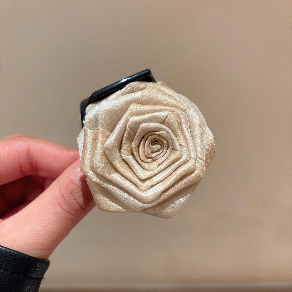 Eleganter Retro-Rosen-Klammerclip für Damen: High-End Haaraccessoire