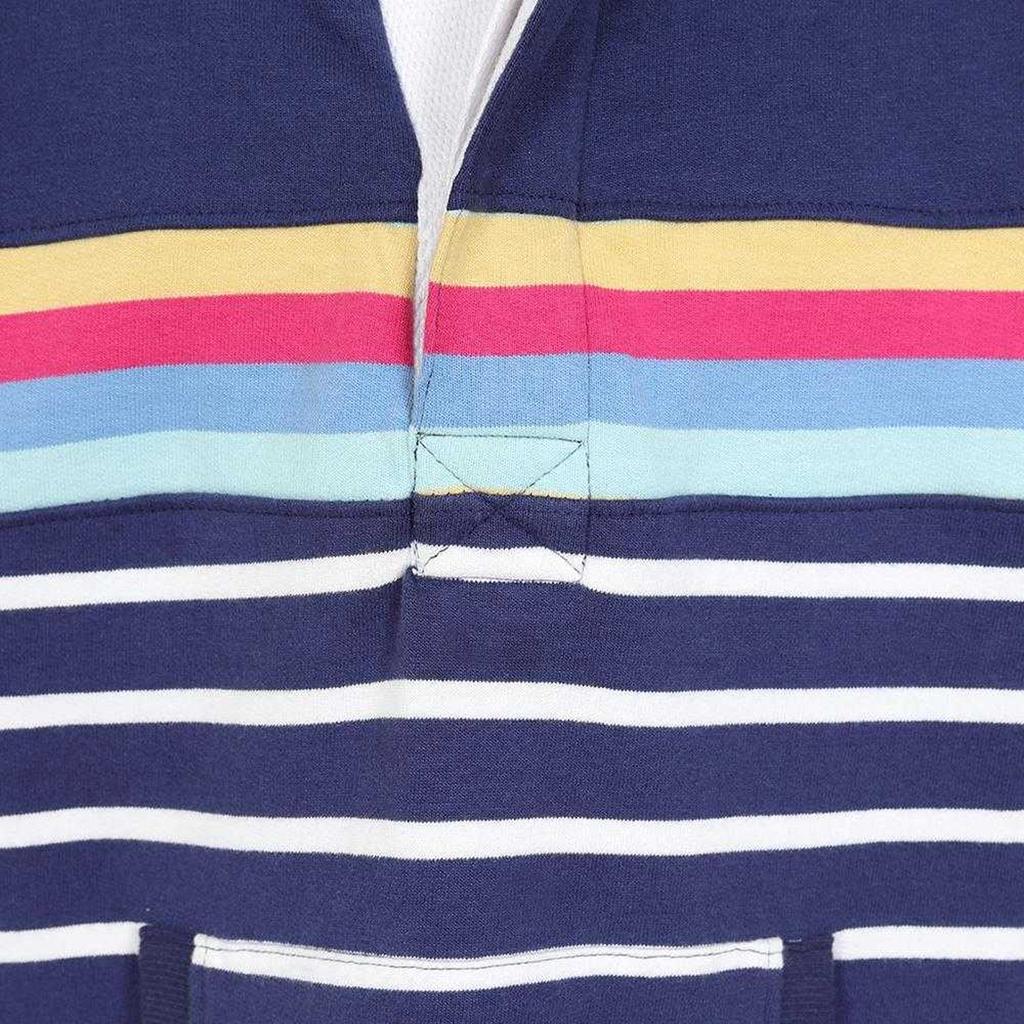 Lazy Jacks Girls Contrast Striped Hoodie