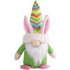 Easter Bunny Gnome Doll with Rabbit Ears for Holiday Decor Hanging Ornament for Home Garden Party Tabletop Display
