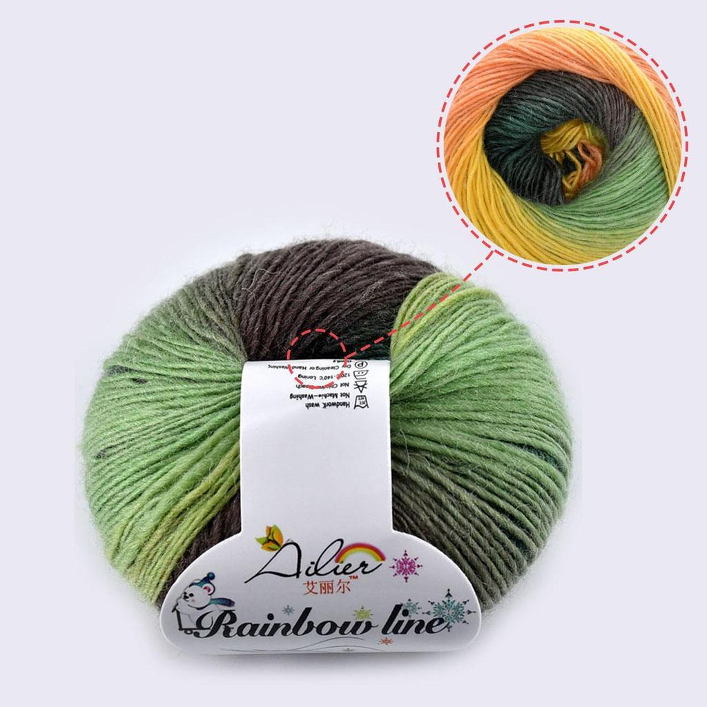 6pcs 300g Amigurumi Wool Yarn Knitting Crochet Yarn Bundle Vibrant DIY Wool Balls for Plush Toys Blankets Premium Craft Yarn Assortment