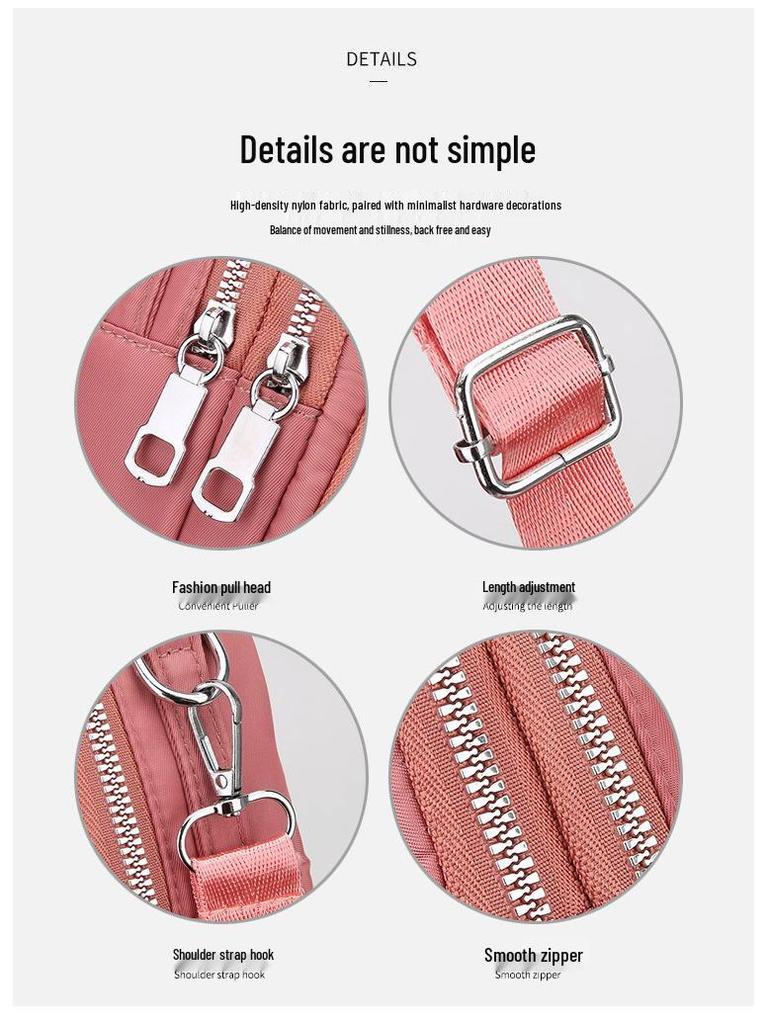 Bolso Bandolera y de Hombro para Mujer: Elegante Monedero Multifuncional para Monedas y Teléfono