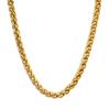 Stainless Steel Keel Chain Necklace Men'S Tide Titanium Steel Flower Orchid Chain Gold-Plated Stainless Steel Sweater Chain