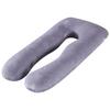 130*70cm Pregnant Women's Full Body Pillow Velvet Removable U-Shaped Cushion Maternity Waist Pillow Sleep Support For Pregnant