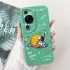 Cartoon Fashion Back Shell For Huawei P60 / P60Pro / P60Art Phone Bumper Case Soft Silicone Dragon Astronaut Funda HuaweiP60 Bag