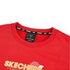 Skechers New Year Series Letter Print Round Neck Casual Sports Pullover Sweatshirt Women sweatshirt Racing-Red L122W072-001W