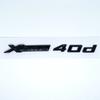 Car Emblem Sticker 3D ABS Glossy Black Silver XDrive 40i 40d 45i 45d 48i 48d For BMW X1 X2 X3 X4 X5 X6 X7 GT