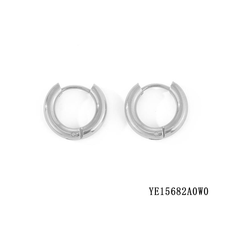 eManco Cheap Bulk 18K PVD Gold Plated Jewelry Stainless Steel Hoop Earrings Women Fine Jewelry