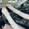 1 Pair UV Protection Fingerless Long Gloves Long Lace Arm Sleeve Fashion Arm Sleeves  Sports
